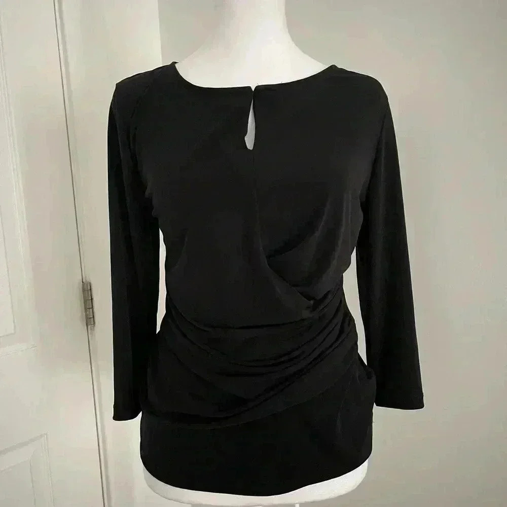 NEW YORK & Co Long Sleeve Blouse Size S